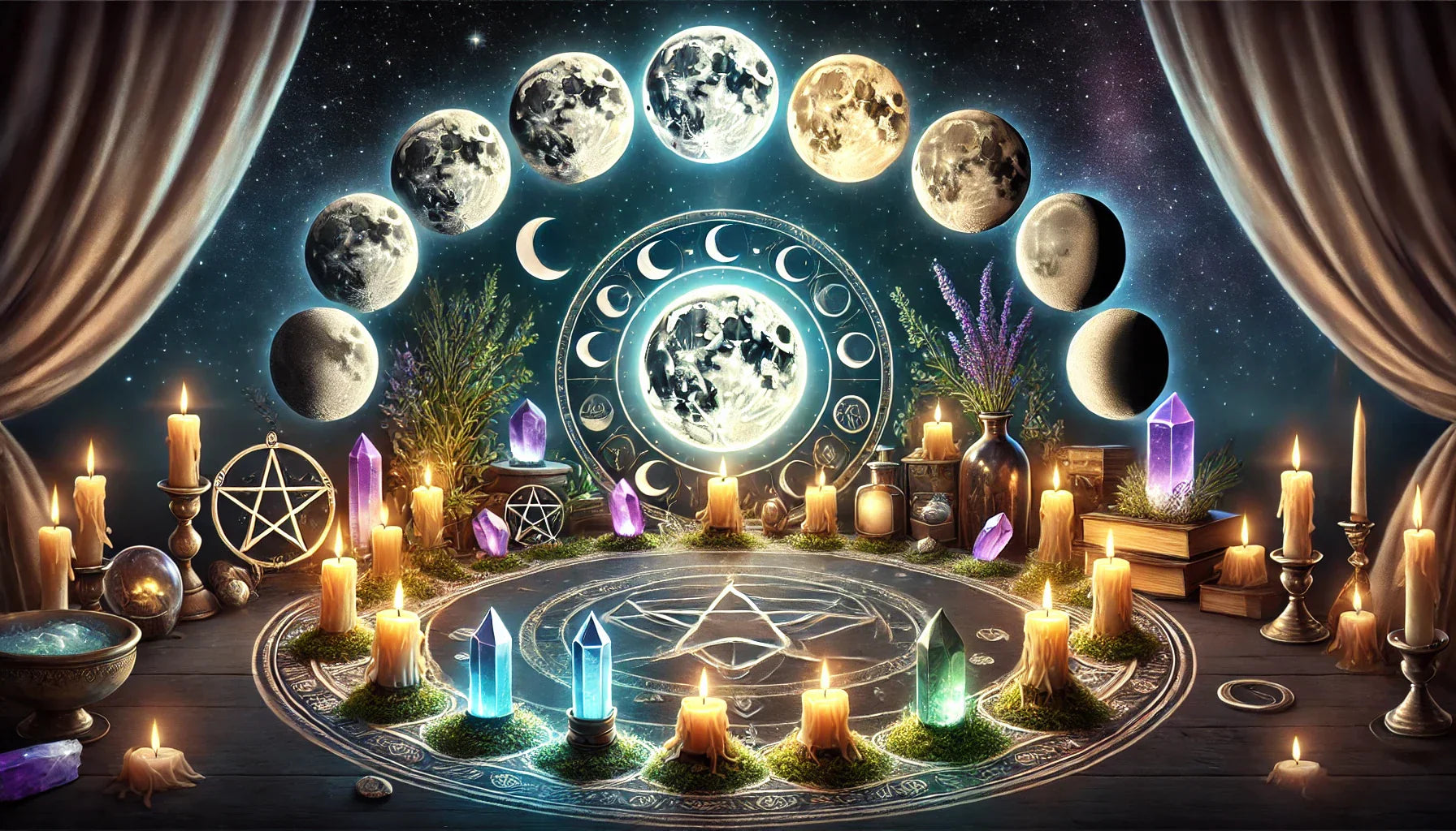 The Magic of the Full Moon: Rituals for Each Lunar Phase