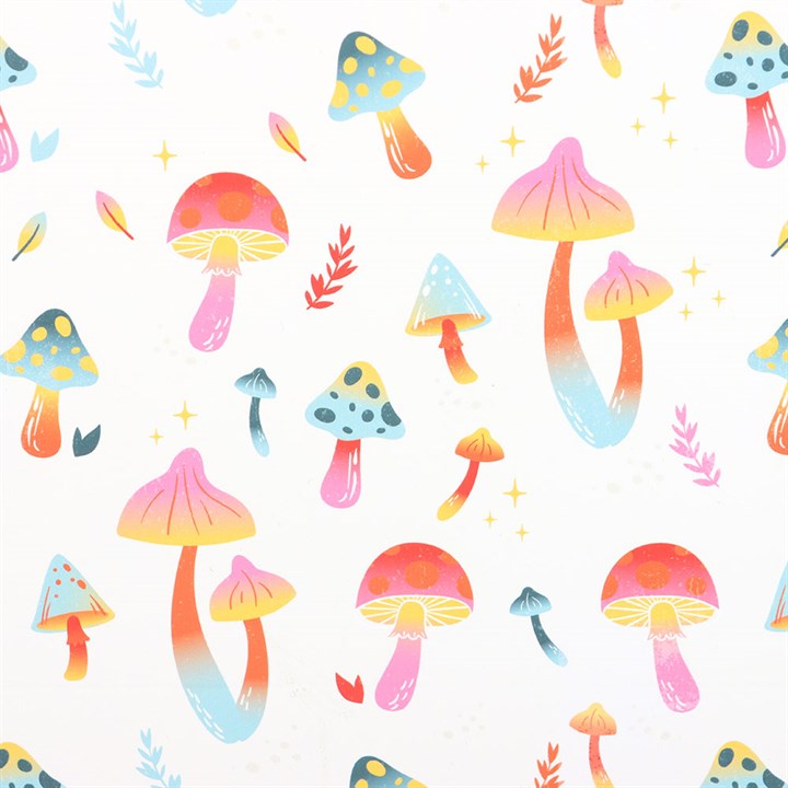 23cm Medium Funky Fungi Mushroom Print Gift Bag at Witch, Please!.