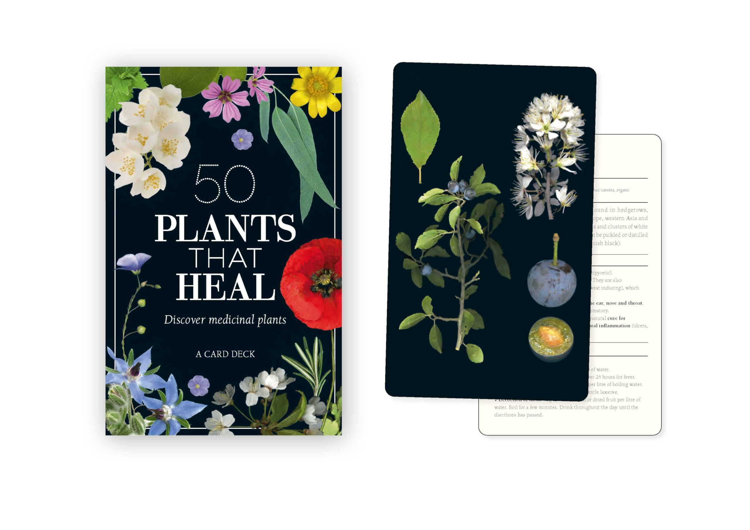 50 Plants That Heal : Discover Medicinal Plants - a Card Deck - Sold by Witch, Please!