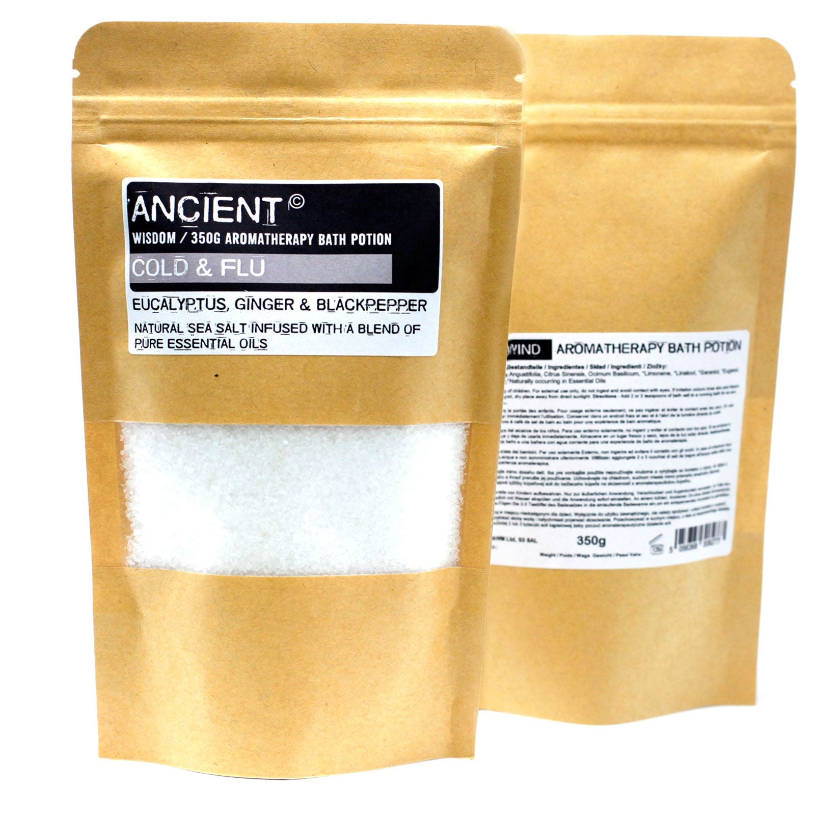 Aromatherapy Bath Potion Kraft Bag 350g for Colds and Flu