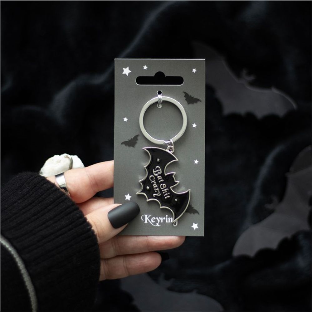 Bat Shit Crazy Keyring From Witch, Please!
