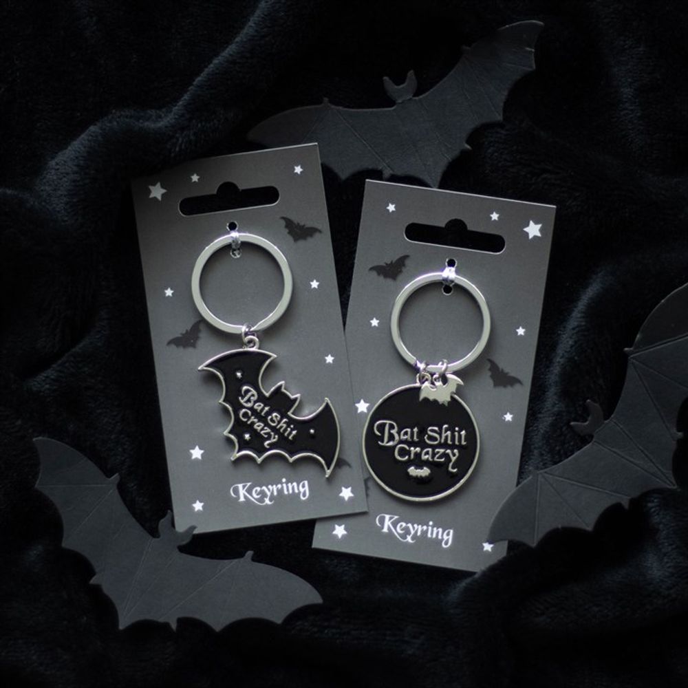 Bat Shit Crazy Keyring From Witch, Please!