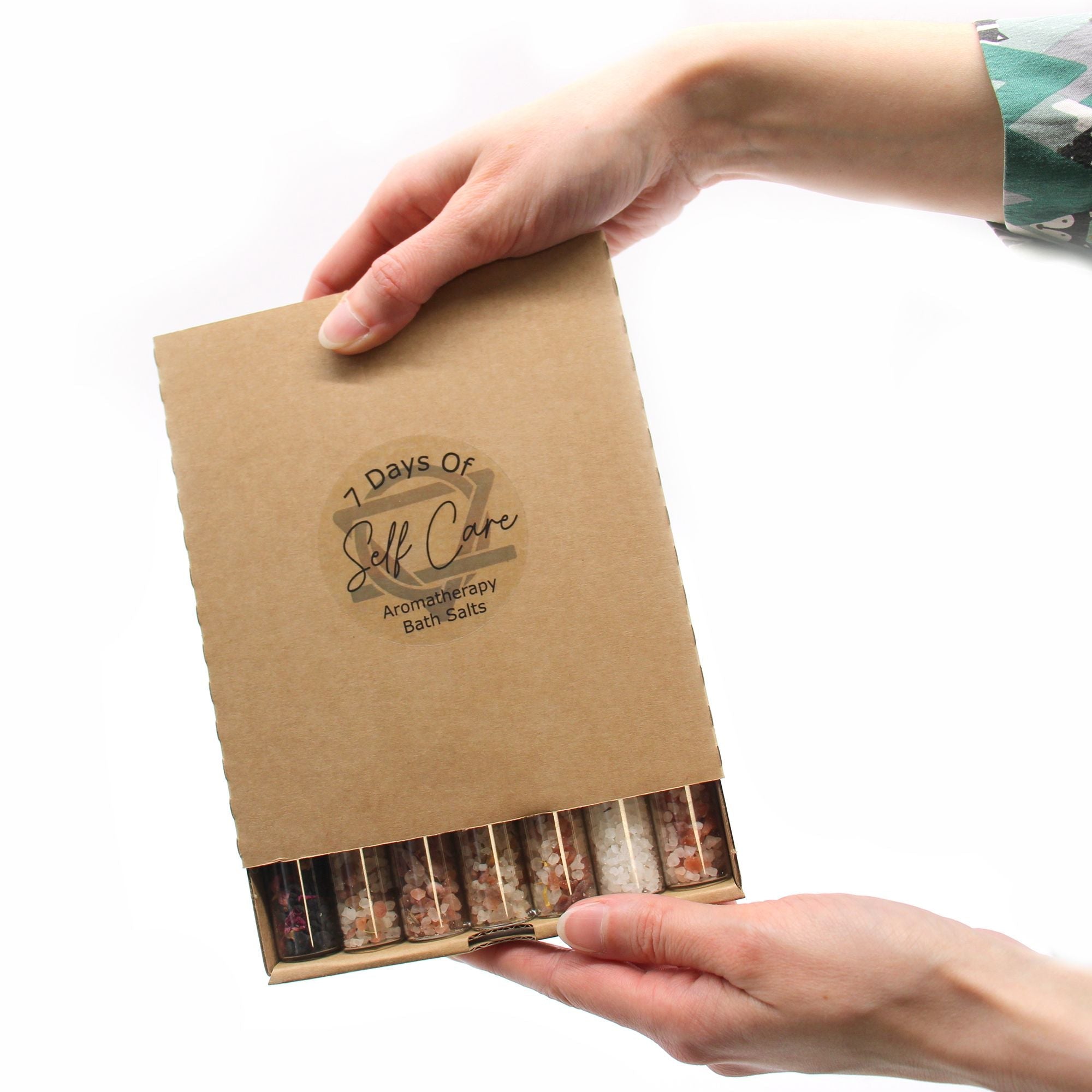 Bath Salts in Vials - Gift Pack of 7 - Bath Salts in Vials