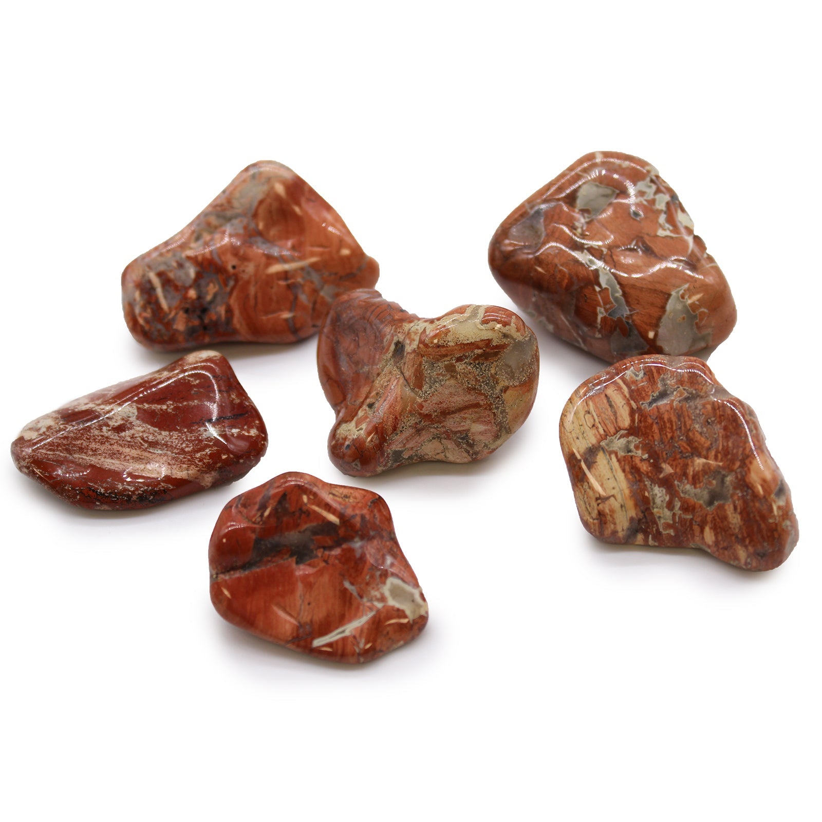 Large African Tumble Stones - Light Jasper - Brecciated From Witch, Please!