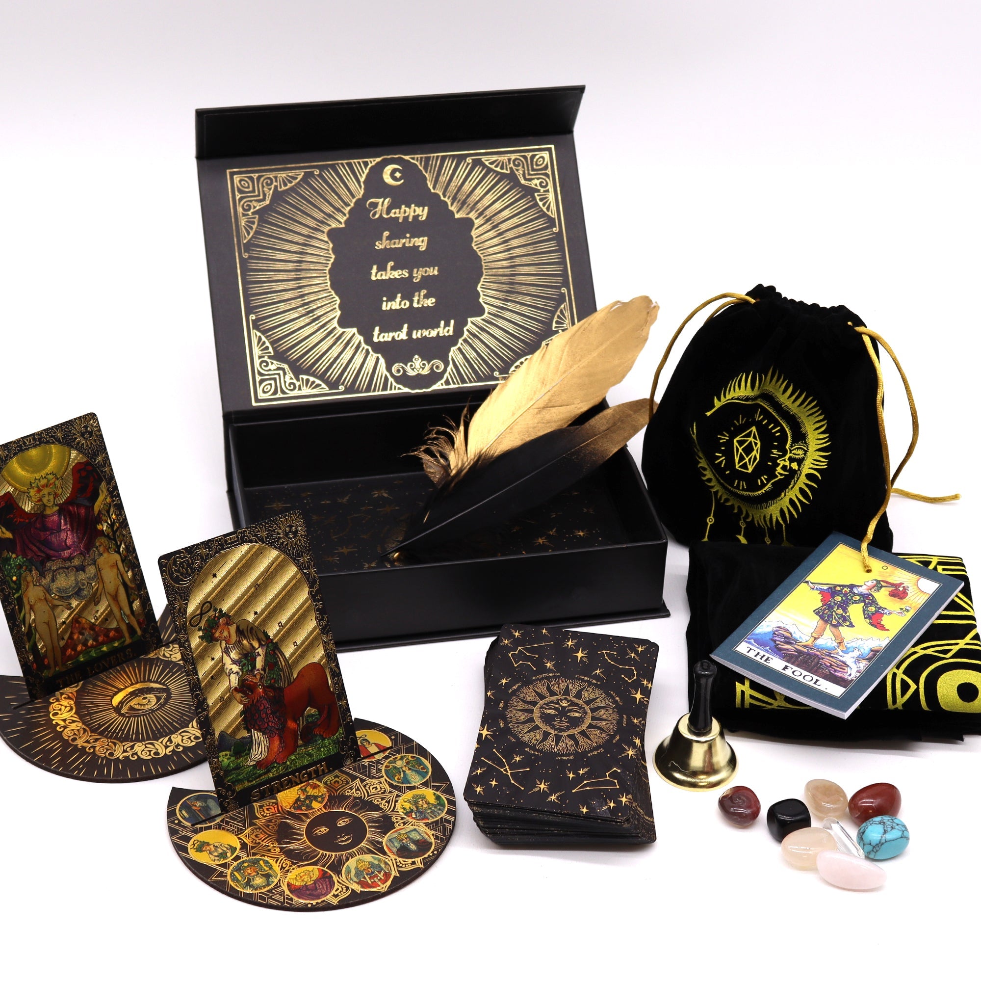 Gold Foil Tarot - Let the Magic Begin - Gift Set From Witch, Please!