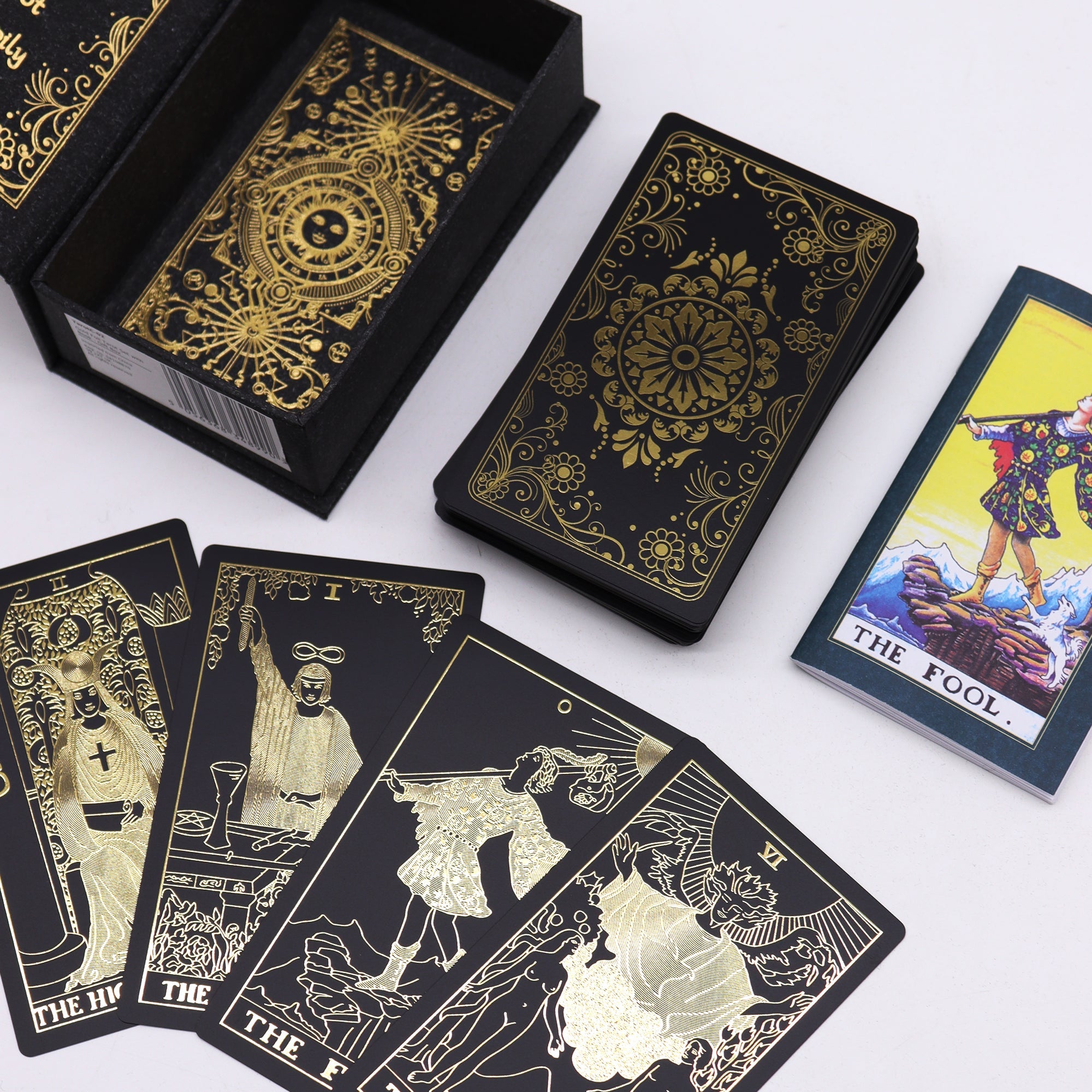Gold Foil Tarot Set with Book - Gift Box From Witch, Please!