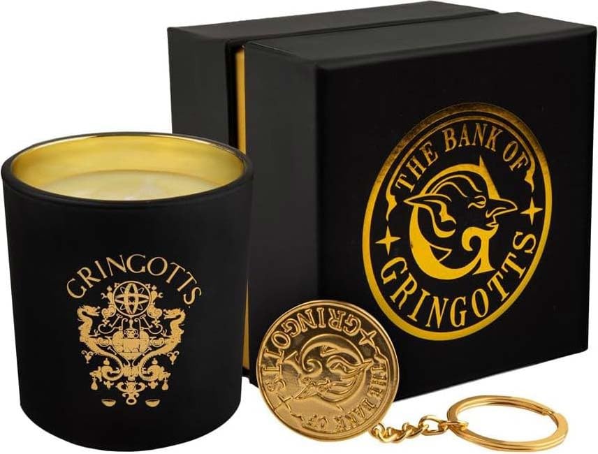 Harry Potter Gringotts Scented Candle With Keychain