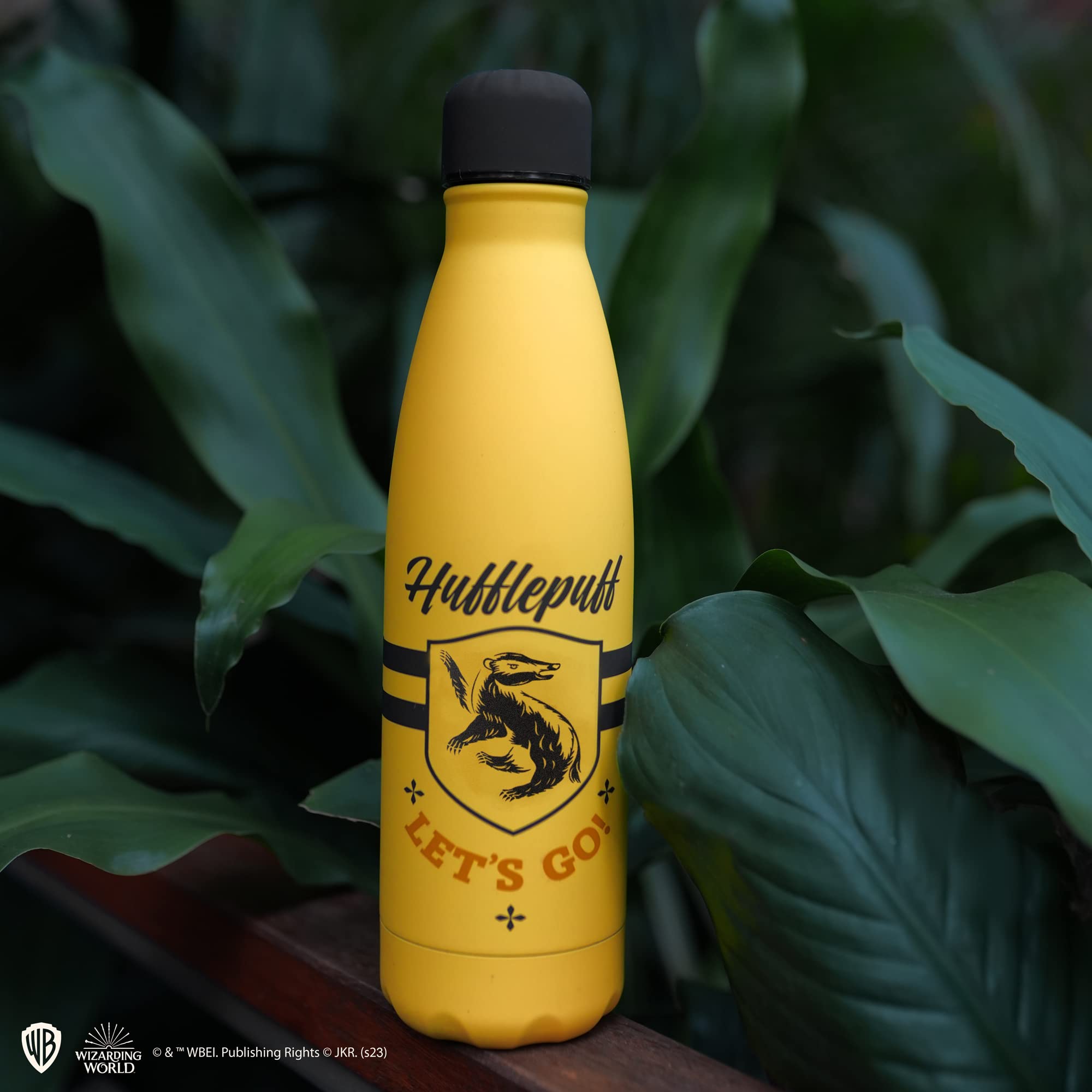 Harry Potter Let's Go Hufflepuff Insulated Water Bottle