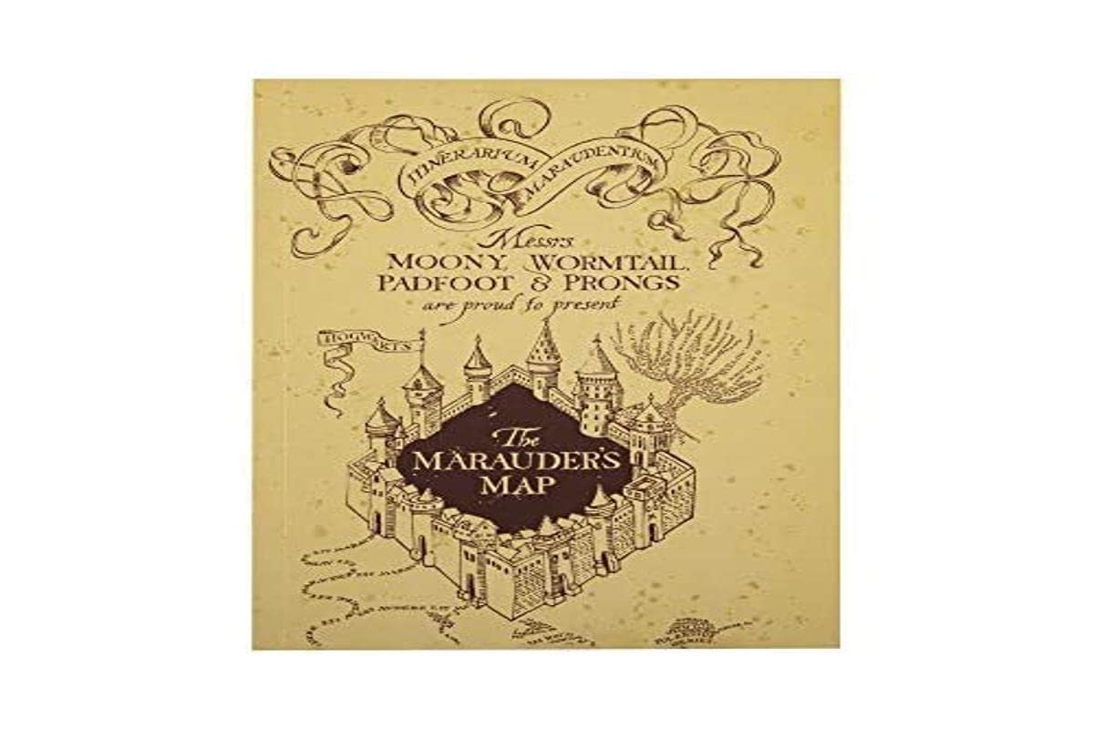 Harry Potter Marauder's Map Notebook