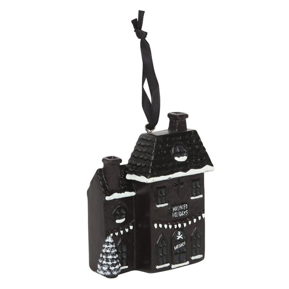 Haunted Holiday House Resin Christmas Decoration From Witch, Please!