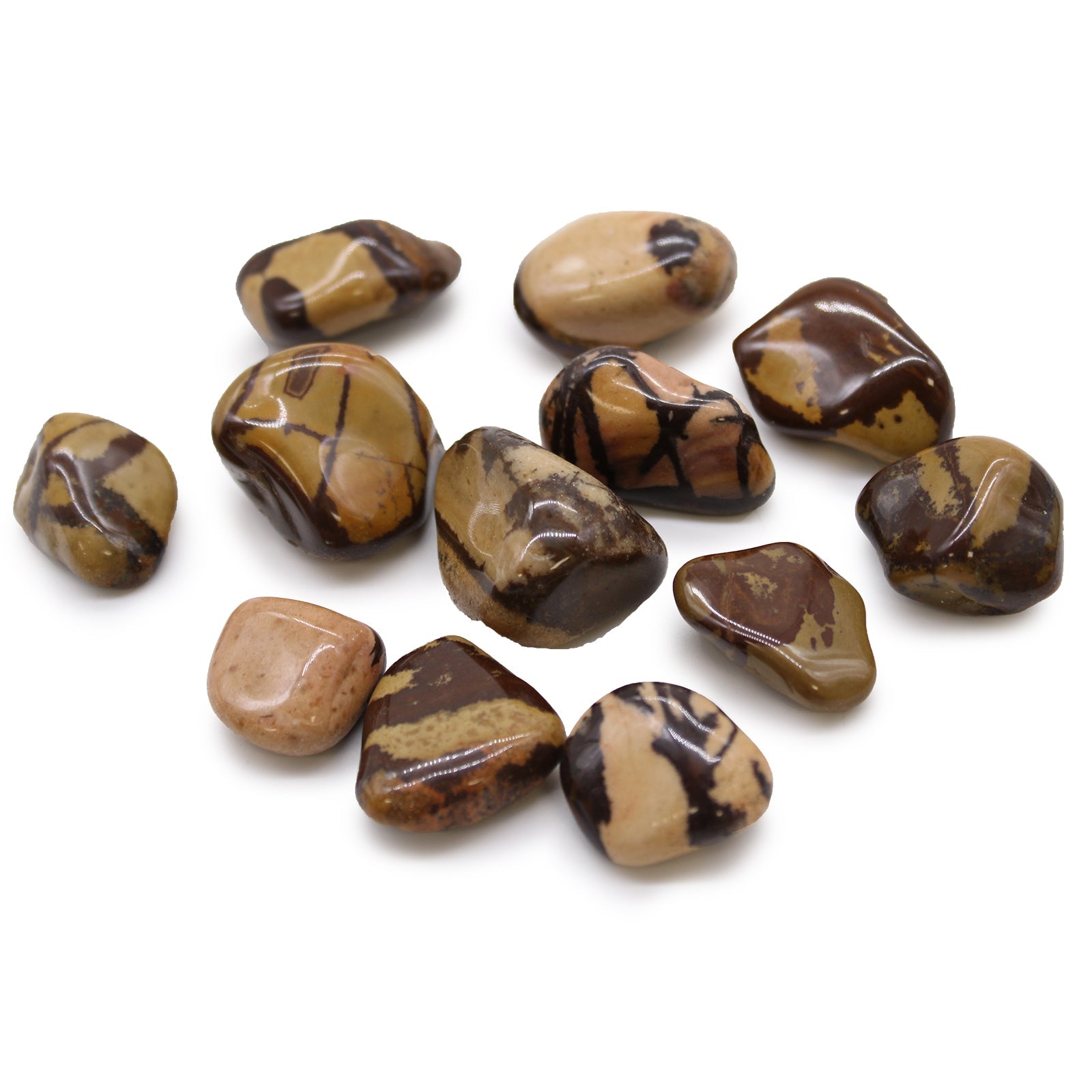 Medium African Tumble Stones - Jasper Nguni From Witch, Please!