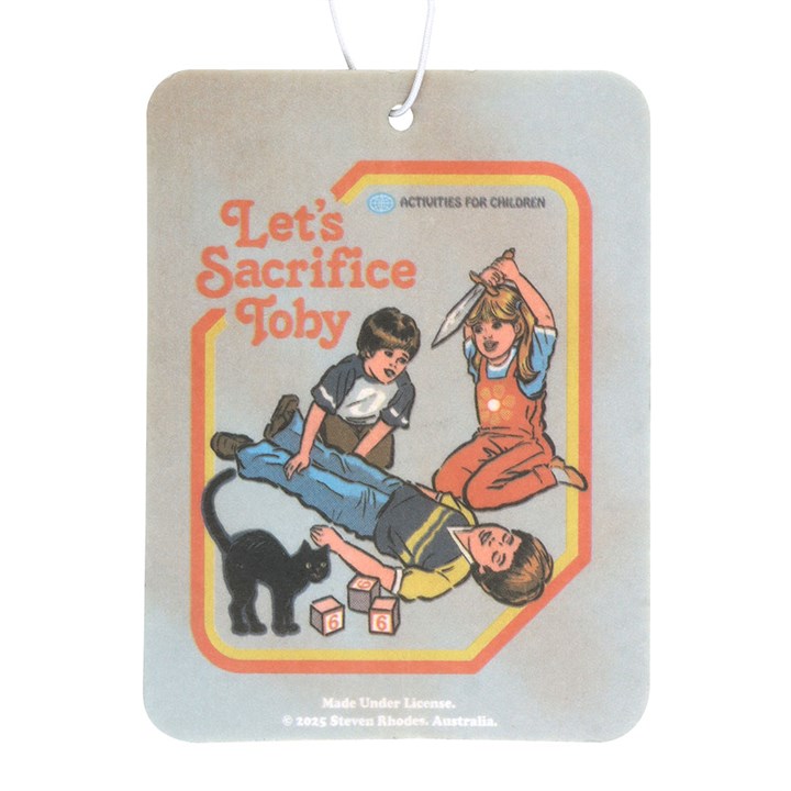 Let’s Sacrifice Toby Vanilla Air Freshener by Steven Rhodes