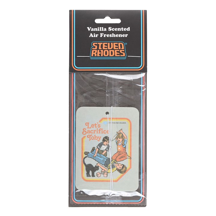 Let’s Sacrifice Toby Vanilla Air Freshener by Steven Rhodes