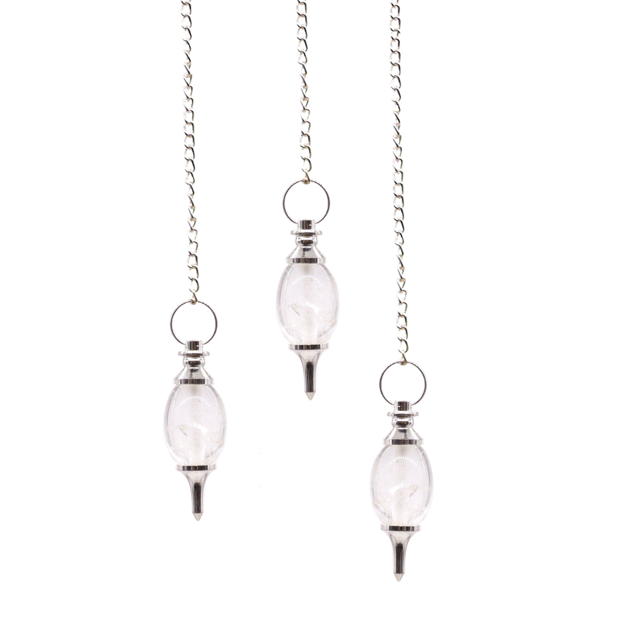 Lingam Shaped Gemstone Pendulum - Rock Quartz From Witch, Please!