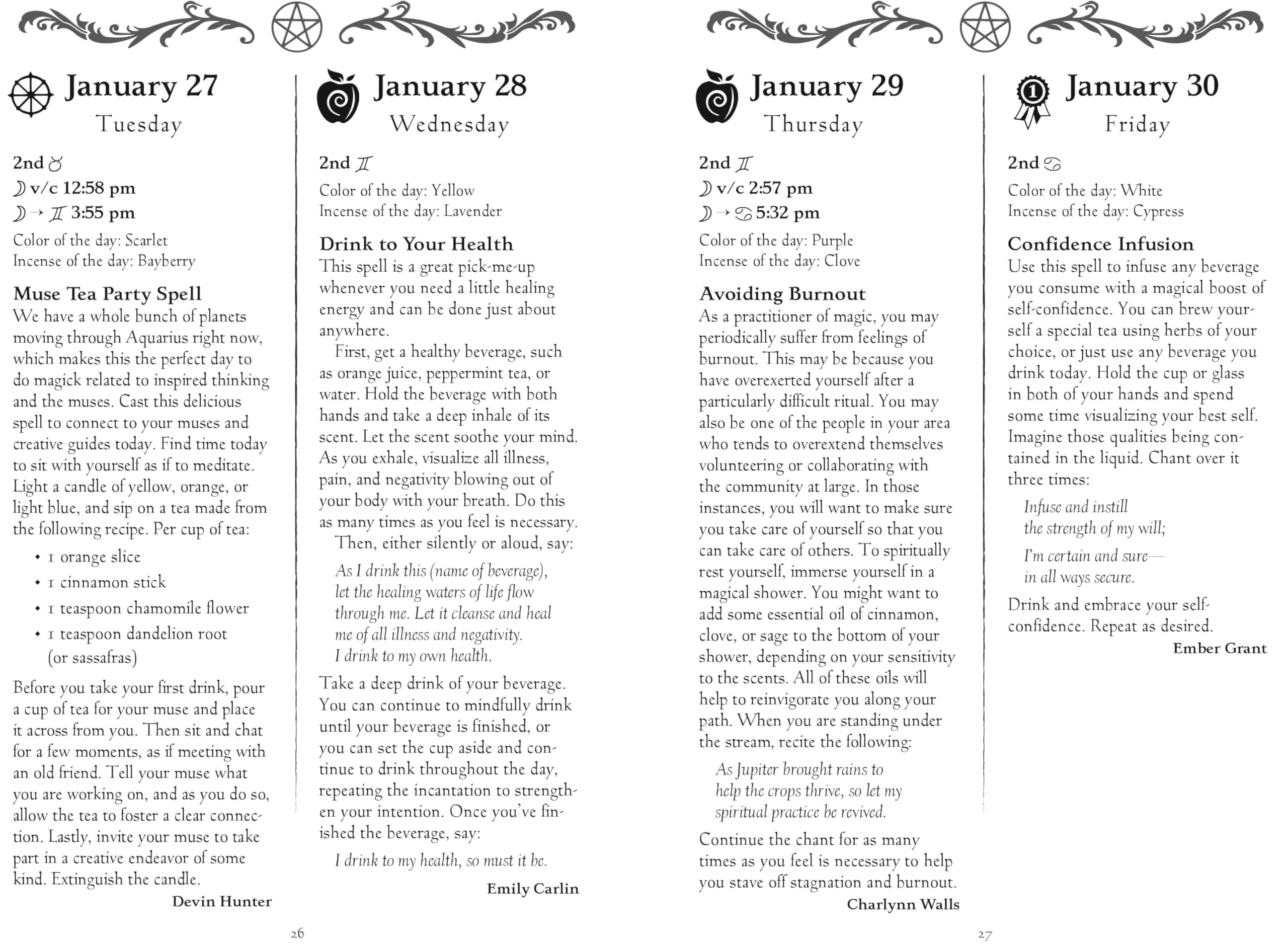 Llewellyn's 2026 Witches' Spell-A-Day Almanac