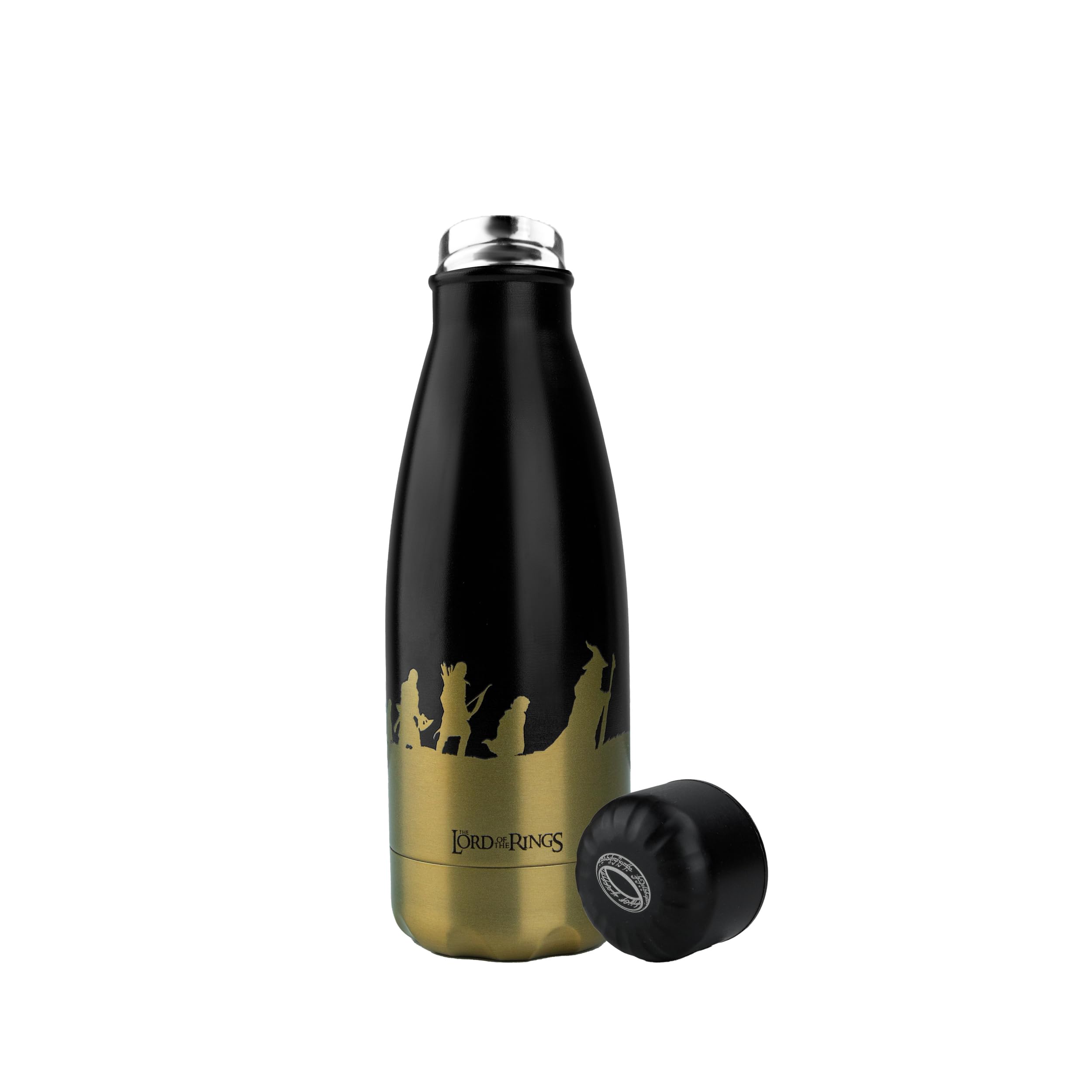 Lord Of The Rings Water Bottle Fellowship of the ring Gold