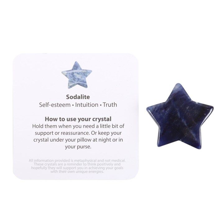 Lucky Stars Lucky Sodalite Crystal Star in a Bag From Witch, Please!