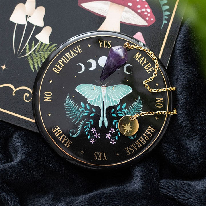 Luna Moth Pedulum Divination Kit From Witch, Please!