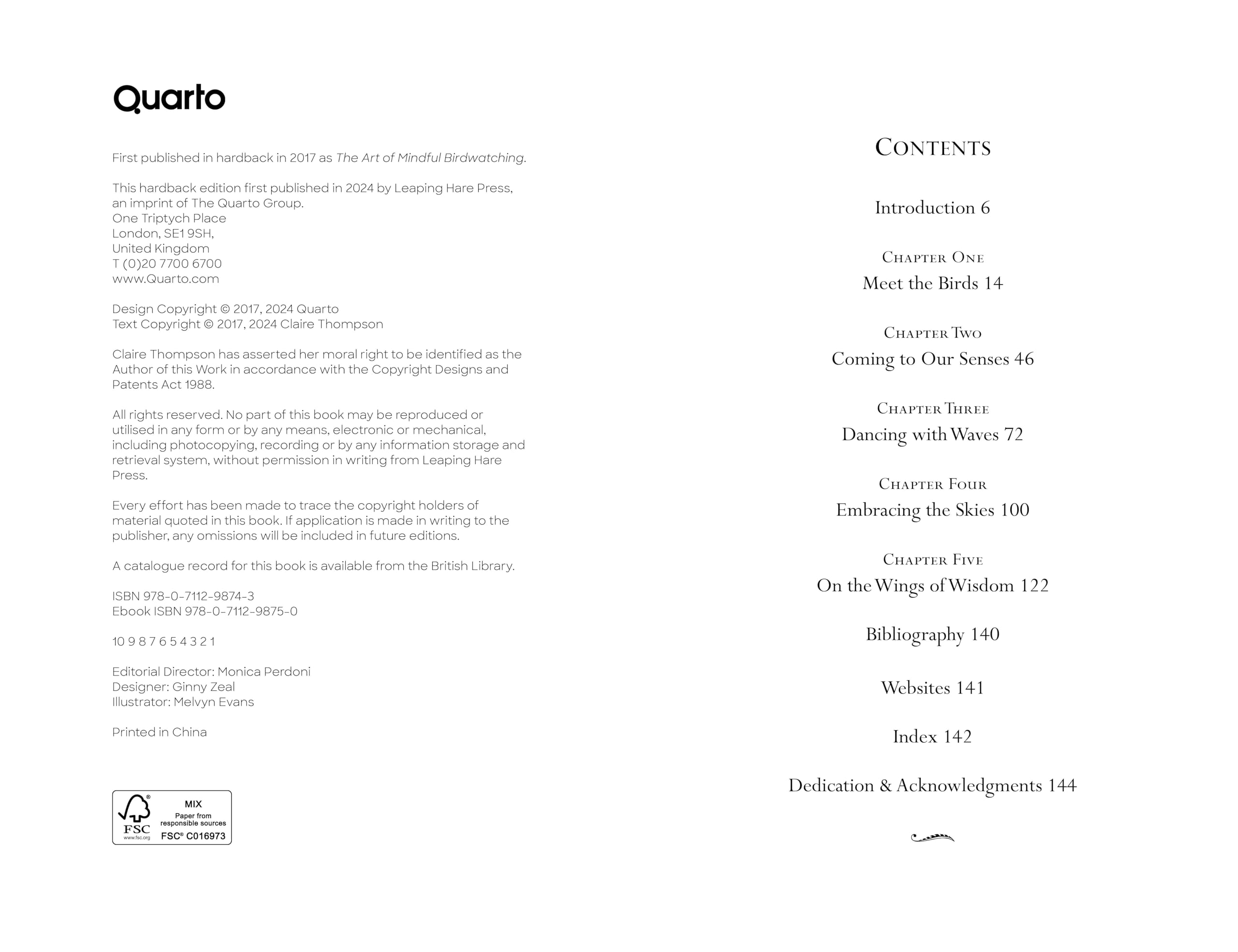 Mindfulness in Bird Watching : Meditations on Nature & Freedom - Sold by Witch, Please!