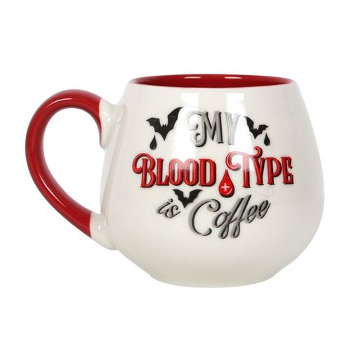 My Blood Type is Coffee Rounded Mug From Witch, Please!