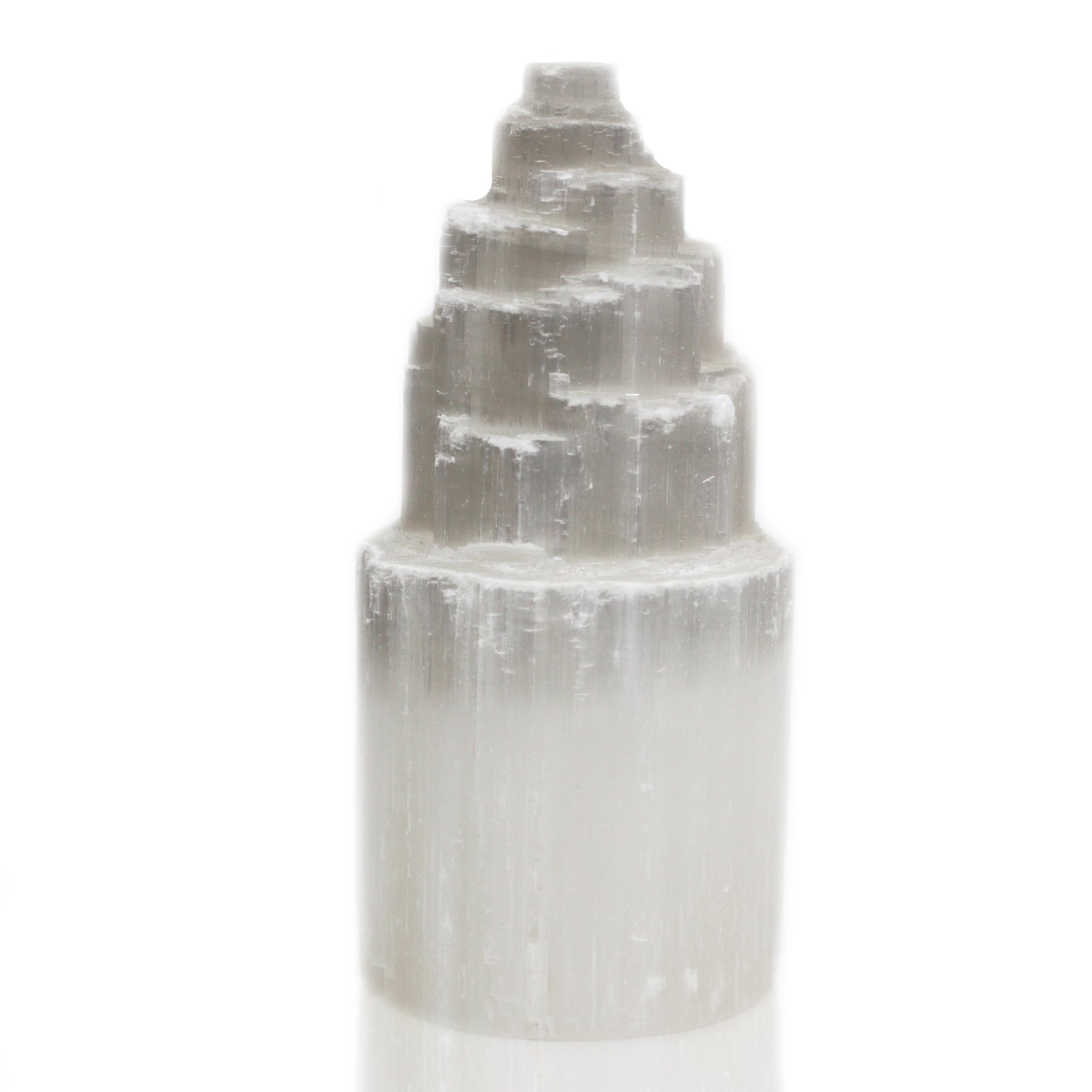 Natural Selenite Tower Lamp - 20 cm From Witch, Please!