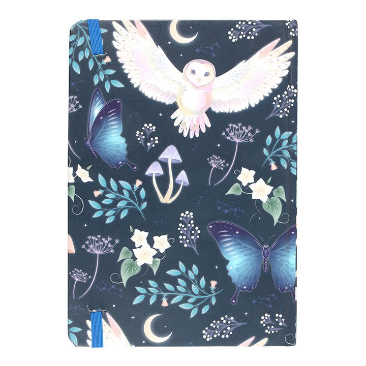 Night Flight Owl A5 Notebook at Witch, Please!.
