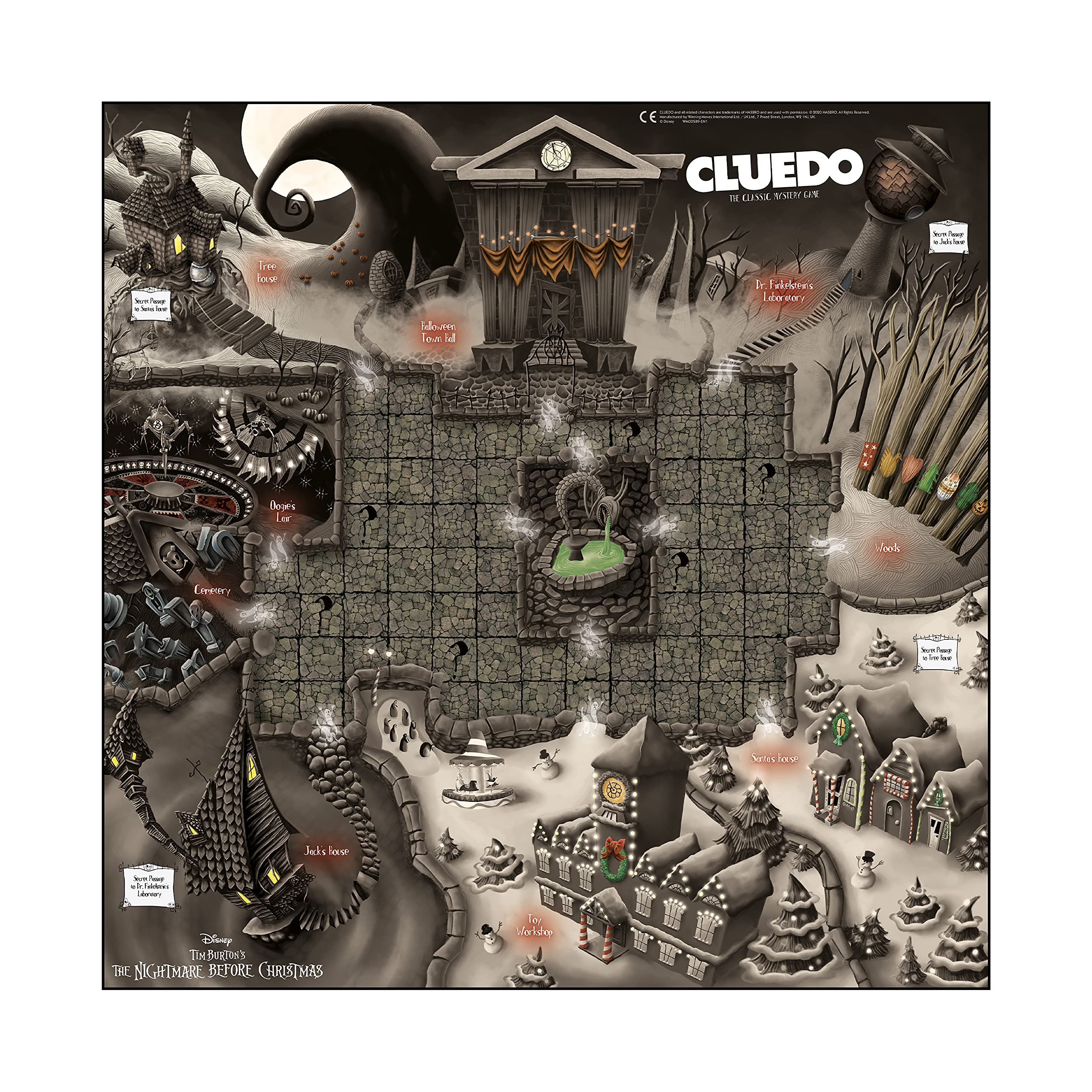 Nightmare Before Christmas Cluedo Game