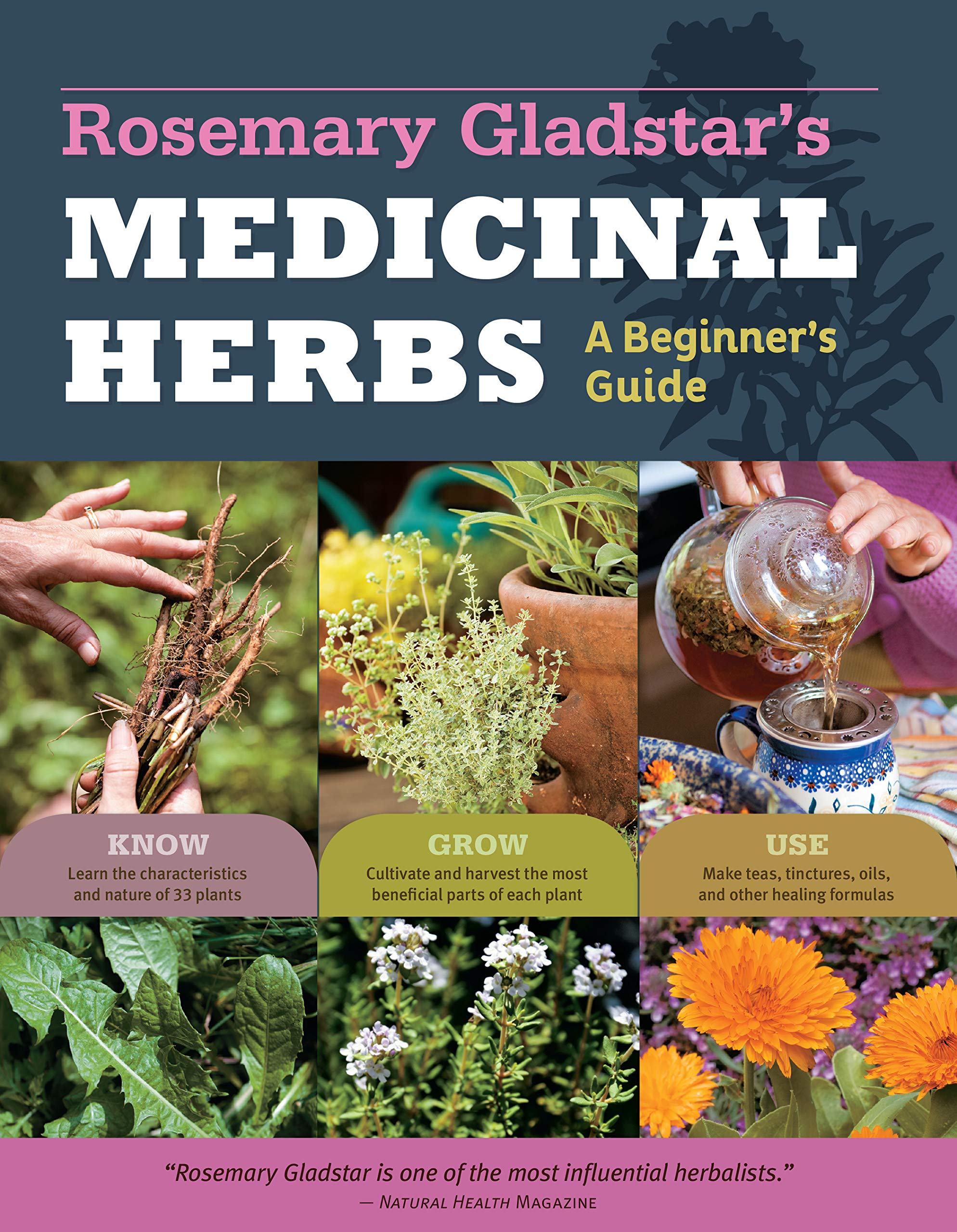 Rosemary Gladstar's Medicinal Herbs: A Beginner's Guide : 33 Healing Herbs to Know, Grow, and Use - Sold by Witch, Please!