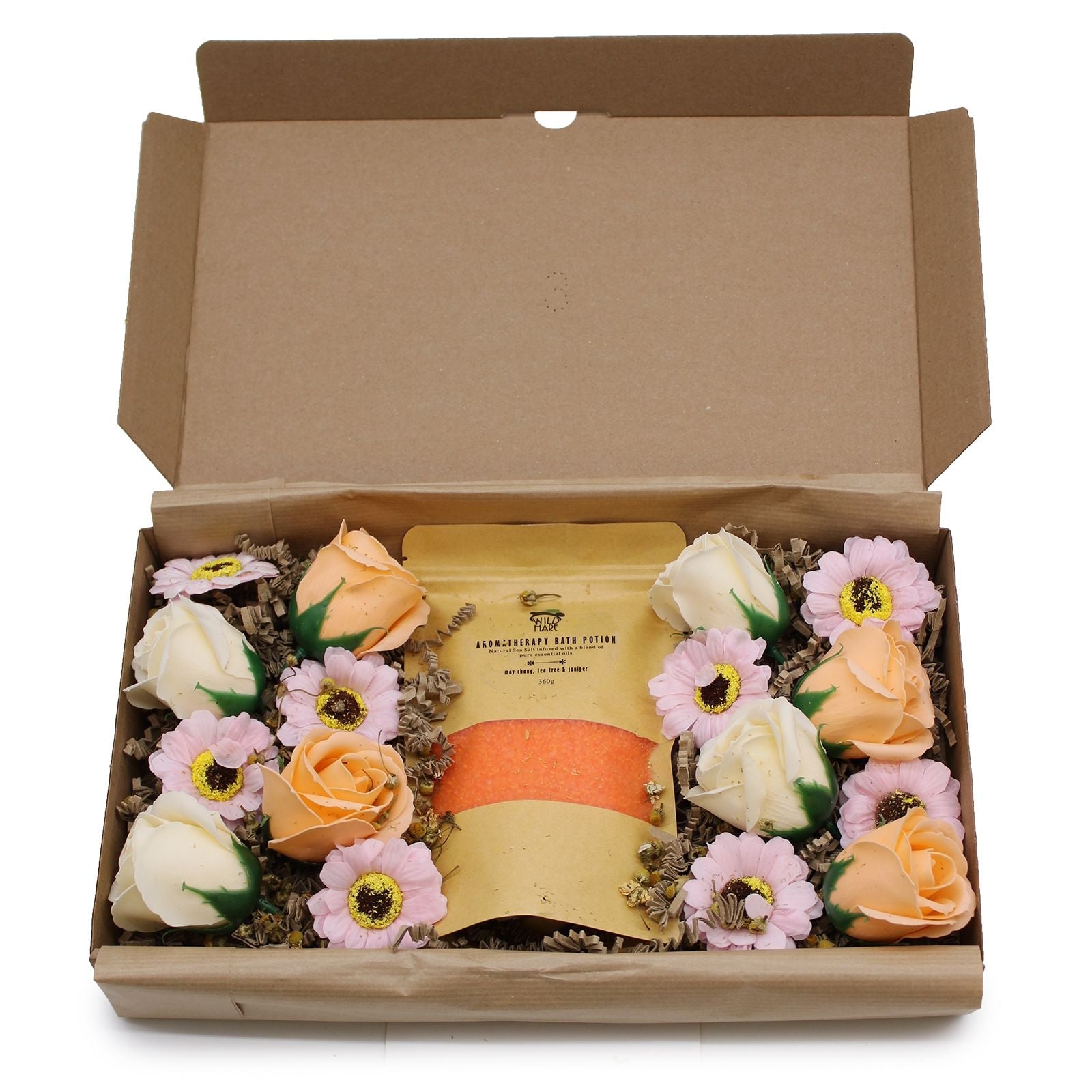 Salt Soak Gift Set - Total Detox - Wild Hare Salt & Flowers Sets