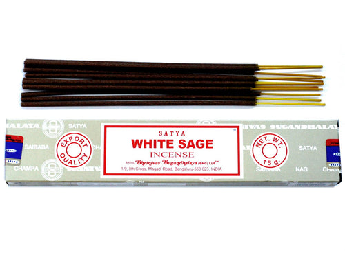 Satya Incense 15gm - White Sage Sticks