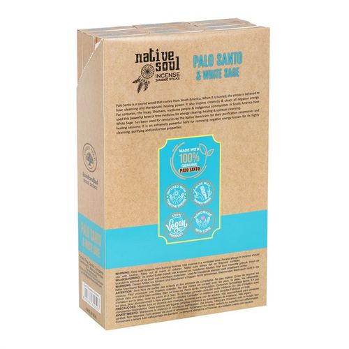 Set of 12 Palo Santo & White Sage Smudge Incense Sticks From Witch, Please!