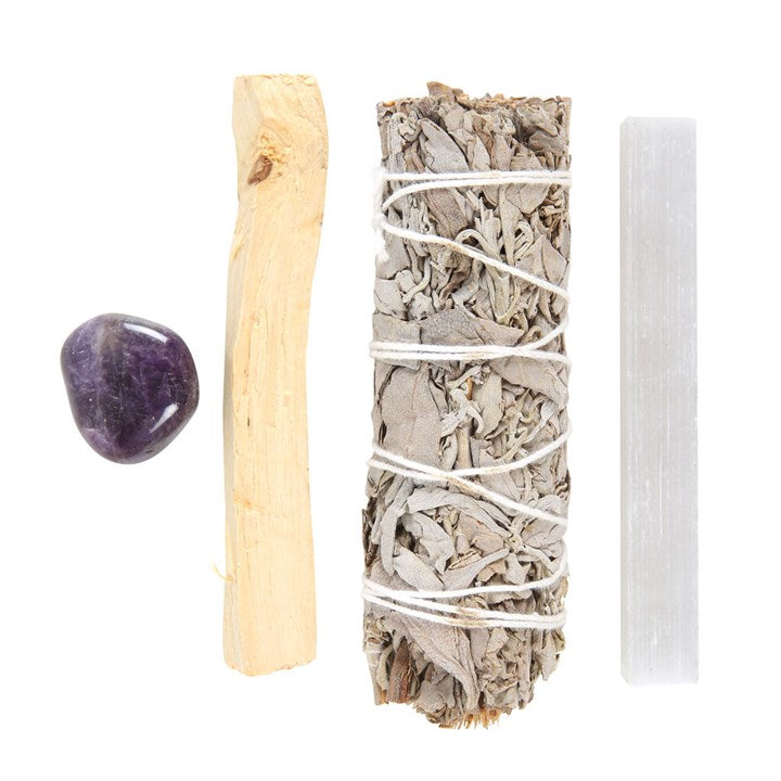 Smudge Kit with Amethyst Crystal From Witch, Please!