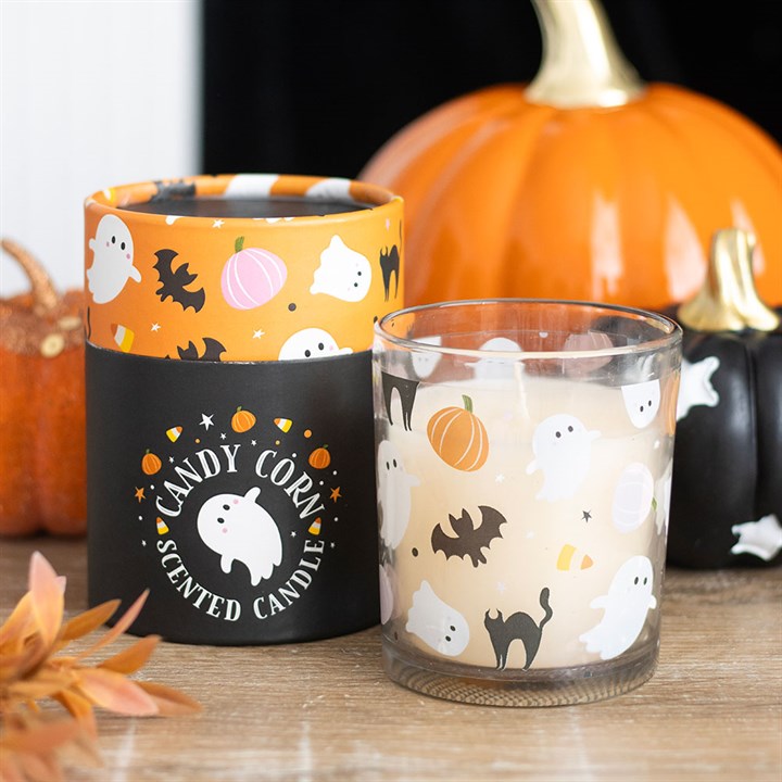 Sweet and Spooky Candy Corn Candle - Candle