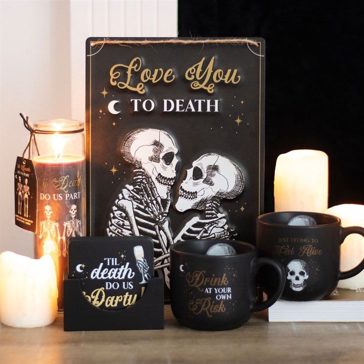 Til Death Do Us Part Amber Noir Tube Candle From Witch, Please!
