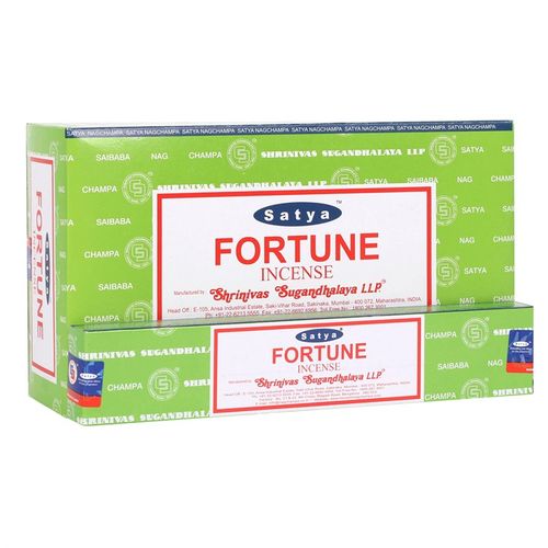12 Packs of Fortune Incense Sticks by Satya From Witch, Please!