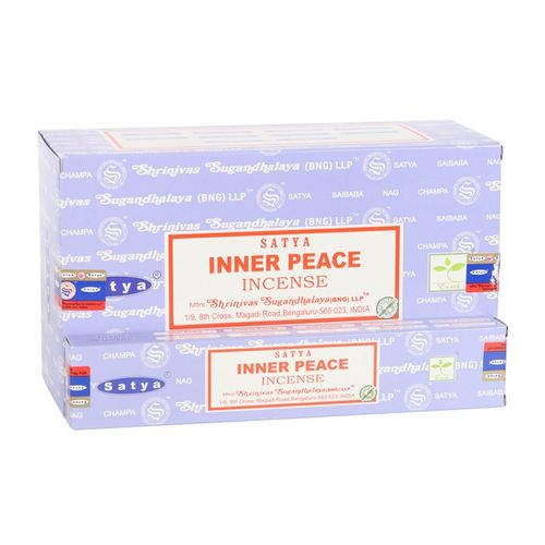 12 Packs of Inner Peace Incense Sticks by Satya From Witch, Please!