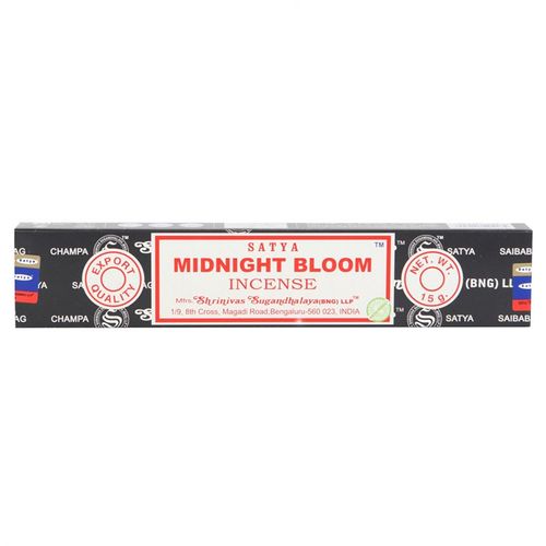 12 Packs of Midnight Bloom Incense Sticks by Satya From Witch, Please!