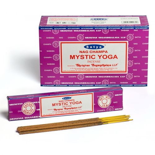 12 Packs of Mystic Yoga Incense Sticks by Satya From Witch, Please!