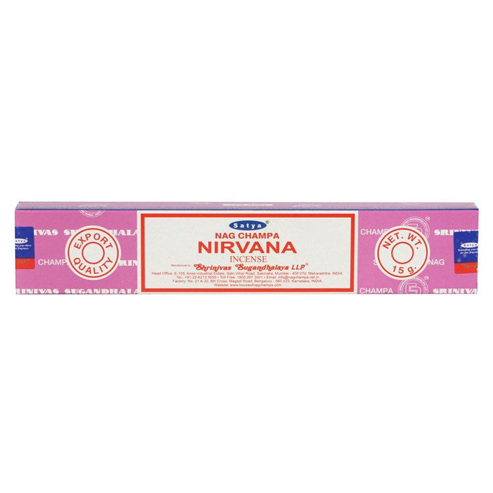 12 Packs of Nirvana Incense Sticks by Satya From Witch, Please!