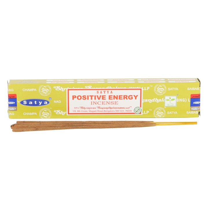 12 Packs of Positive Energy Incense Sticks by Satya From Witch, Please!