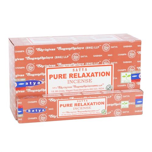 12 Packs of Pure Relaxation Incense Sticks by Satya From Witch, Please!