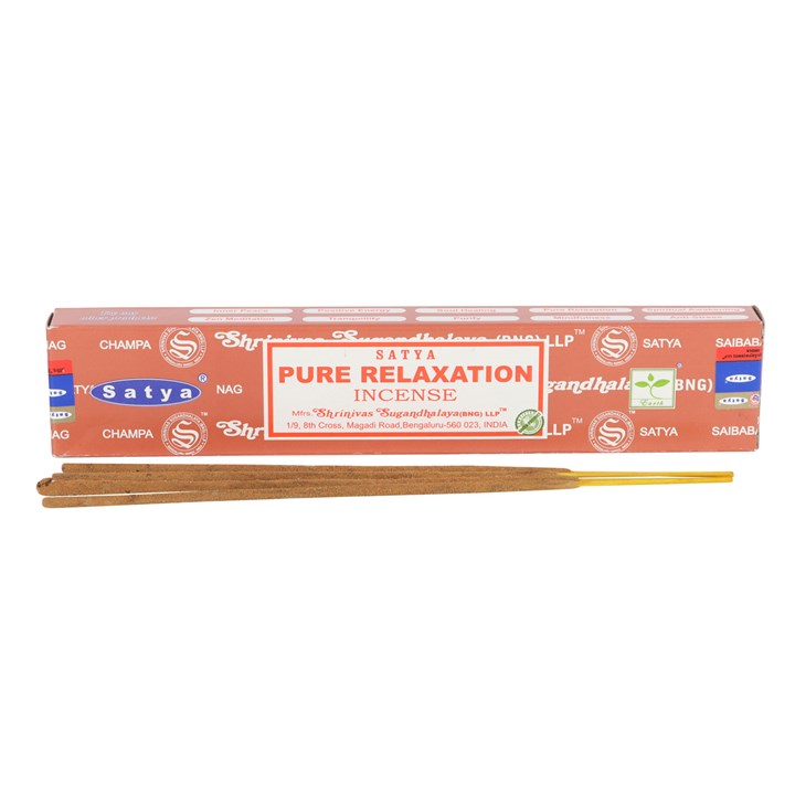 12 Packs of Pure Relaxation Incense Sticks by Satya From Witch, Please!