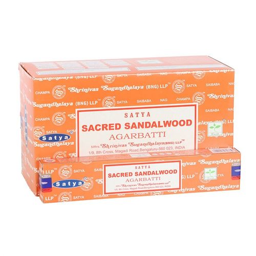 12 Packs of Sacred Sandalwood Incense Sticks by Satya From Witch, Please!