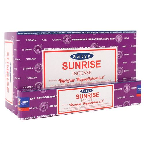 12 Packs of Sunrise Incense Sticks by Satya From Witch, Please!