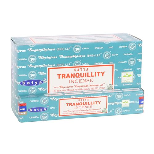 12 Packs of Tranquility Incense Sticks by Satya From Witch, Please!