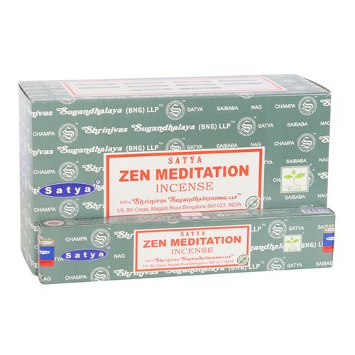 12 Packs of Zen Meditation Incense Sticks by Satya From Witch, Please!
