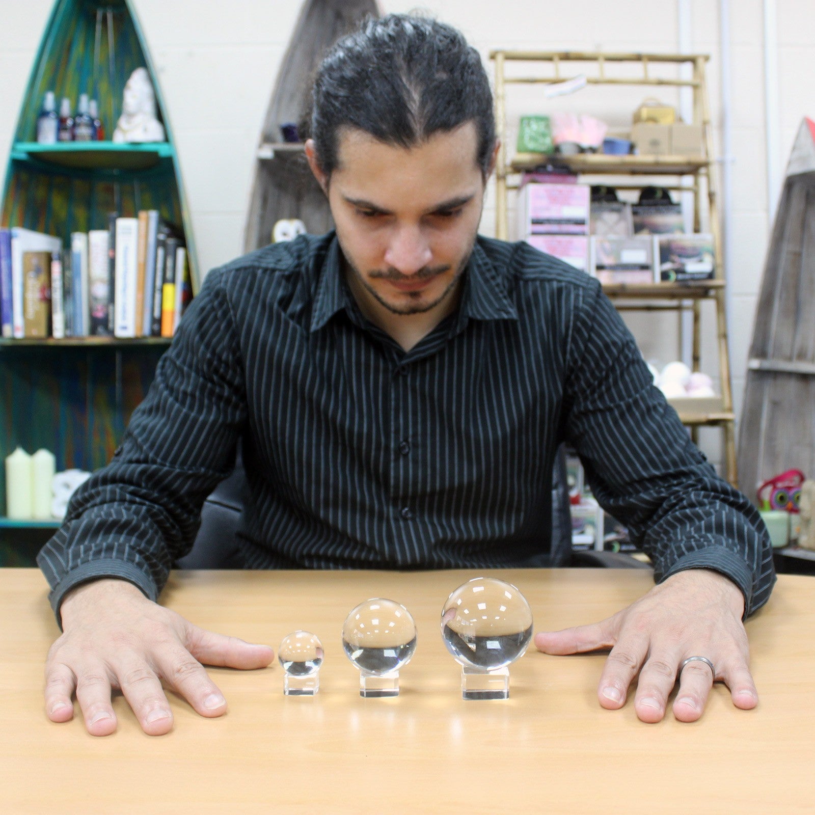 Crystal Ball on Stand 50mm From Witch, Please!