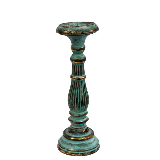 Medium Candle Stand - Turquois Gold From Witch, Please!