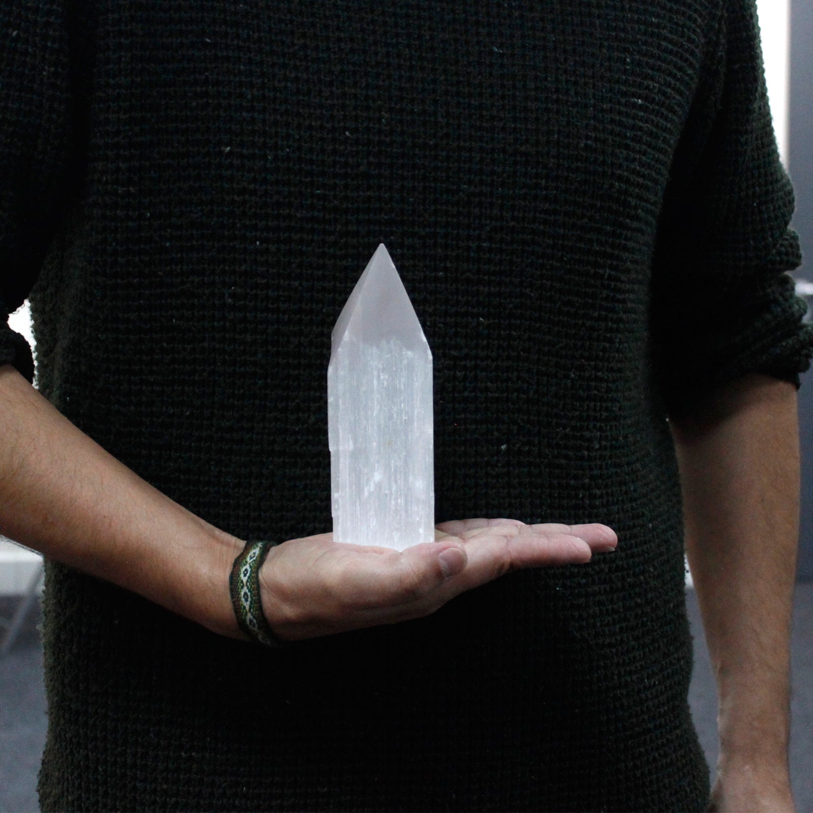 Selenite Pencil Point Tower - 15 cm From Witch, Please!