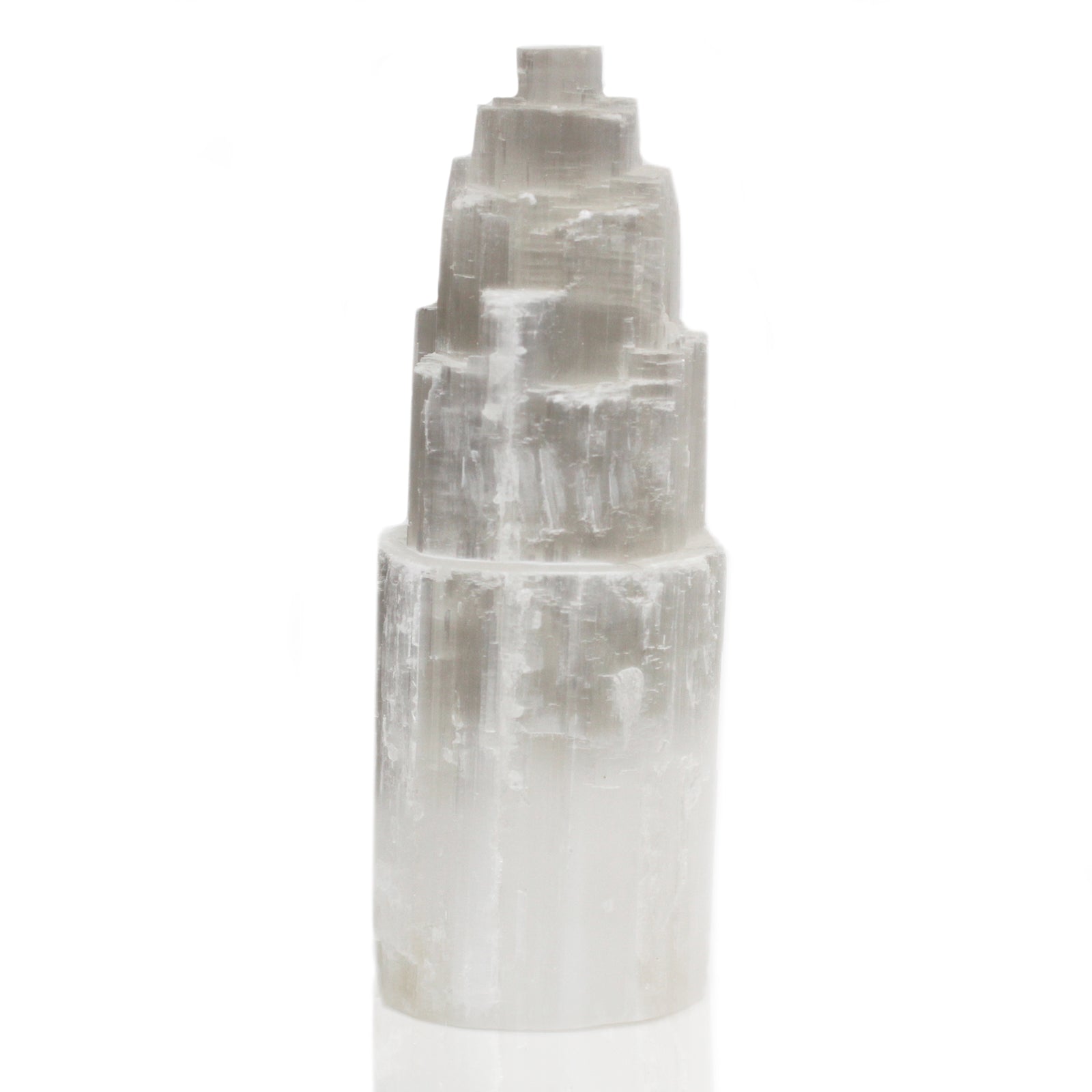 Natural Selenite Tower Lamp - 25 cm From Witch, Please!